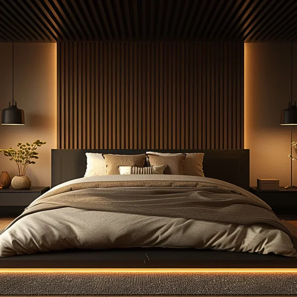 Premium-Holzflexpaneel – Verwandeln Sie Ihren Raum in wenigen Minuten (2,7 m × 1,10 m) 